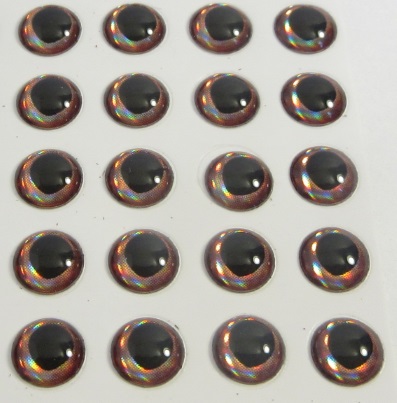 3D Silmä 3mm 50kpl ice